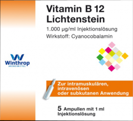 VITAMIN B12 1.000 g Lichtenstein Ampullen 5X1 ml