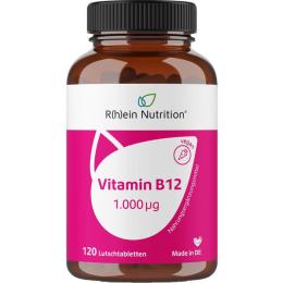 VITAMIN B12 1.000 µg Lutschtabletten vegan 120 St. (82,8 g)