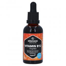 VITAMIN B12 100 myg hochdosiert vegan Tropfen 50 ml Tropfen
