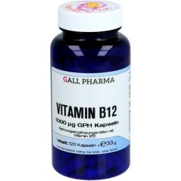 VITAMIN B12 1000 µg GPH Kapseln 120 St. (33 g)