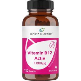 VITAMIN B12 ACTIV 1000 µg hochdosiert+vegan Kaps. 120 St.