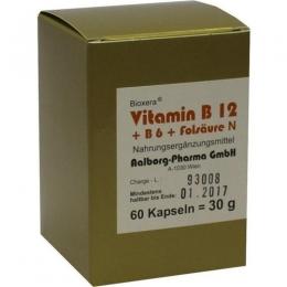 VITAMIN B12+B6+Folsäure Komplex N Kapseln 60 St.