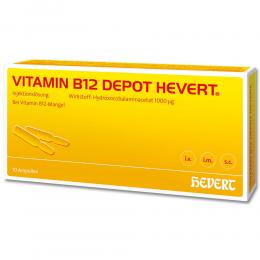 Vitamin B12 Depot Hevert 10 St Ampullen
