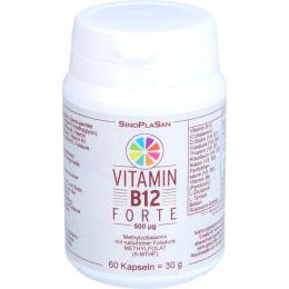 VITAMIN B12 FORTE 500 µg Methylcobalamin Kapseln 60 St. (30 g)