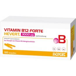 VITAMIN B12 FORTE Hevert 3000 µg Inj.-Lsg.Amp. 200 ml