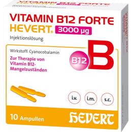VITAMIN B12 FORTE Hevert 3000 µg Inj.-Lsg.Amp. 40 ml