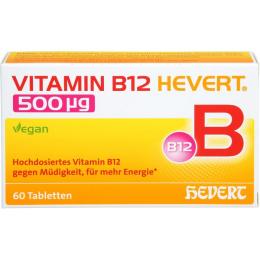 VITAMIN B12 HEVERT 500 µg Tabletten 60 St. (14 g)