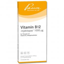 Ein aktuelles Angebot für VITAMIN B12 INJEKTOPAS 1.000 myg Injektionslsg. 10 X 1 ml Injektionslösung  - jetzt kaufen, Marke PASCOE Pharmazeutische Präparate GmbH.