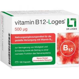 VITAMIN B12-LOGES 500 µg Kapseln 180 St. (24 g)