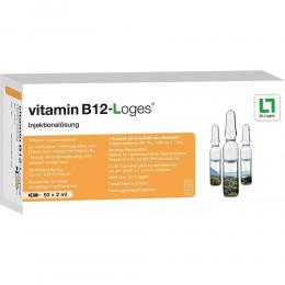 Ein aktuelles Angebot für VITAMIN B12-LOGES Injektionslösung Ampullen 50 X 2 ml Ampullen Vitaminpräparate - jetzt kaufen, Marke Dr. Loges + Co. GmbH.