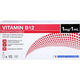 VITAMIN B12 PANPHARMA 1000 µg/ml Injektionslsg. 10 ml