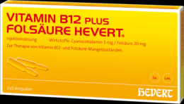 VITAMIN B12 PLUS Folsure Hevert a 2 ml Ampullen 2X5 St