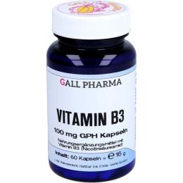 VITAMIN B3 100 mg GPH Kapseln 60 St. (16 g)
