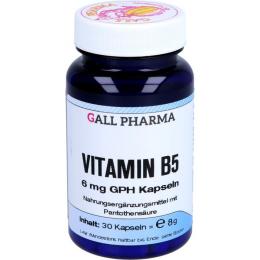 VITAMIN B5 6 mg GPH Kapseln 30 St. (8 g)