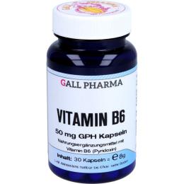 VITAMIN B6 50 mg GPH Kapseln 30 St. (8 g)