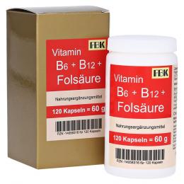 VITAMIN B6+B12+Folsäure Kapseln 120 St Kapseln