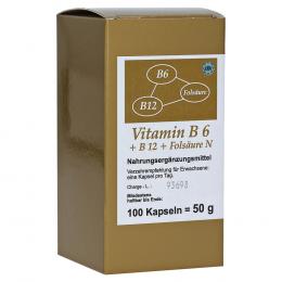 VITAMIN B6+B12+Folsäure N Kapseln 100 St Kapseln