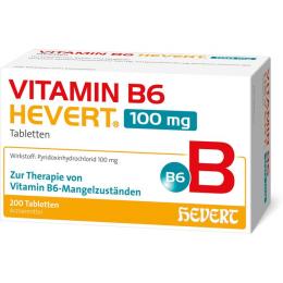 VITAMIN B6 HEVERT 100 mg Tabletten 200 St.