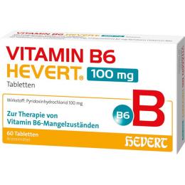 VITAMIN B6 HEVERT 100 mg Tabletten 60 St.