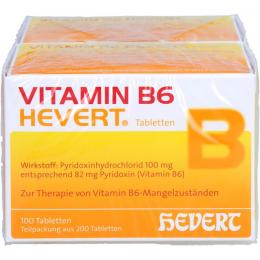 VITAMIN B6 HEVERT Tabletten 200 St.
