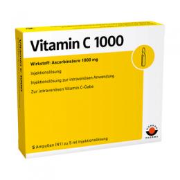 VITAMIN C 1000 Ampullen 5X5 ml