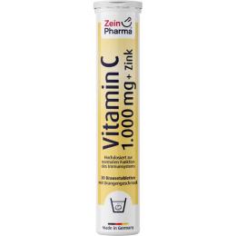 VITAMIN C 1000 mg+Zink Brausetabletten 20 St. (84 g)