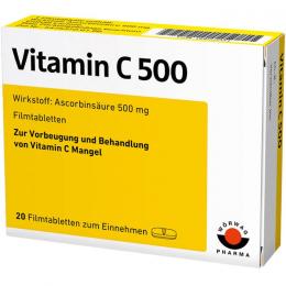 VITAMIN C 500 Filmtabletten 20 St.