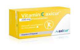 VITAMIN C AXICUR 200 mg Filmtabletten 50 St