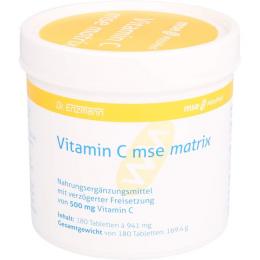 VITAMIN C MSE Matrix Tabletten 180 St. (167 g)