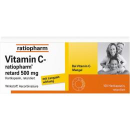 VITAMIN C-RATIOPHARM retard 500 mg Kapseln 100 St.