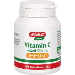 VITAMIN C RETARD 1.000 mg Immun Megamax Filmtabl. 100 St. (142 g)