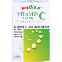 VITAMIN C+ZINK Depot Kapseln 60 St. (38,1 g)