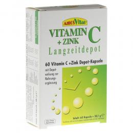 Vitamin C + Zink Depot Kapseln 60 St Kapseln