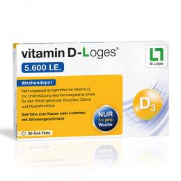vitamin D-Loges® 5.600 I.E. 30 St Kautabletten