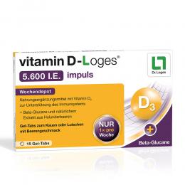 vitamin D-Loges® 5.600 I.E. impuls 15 St Kautabletten