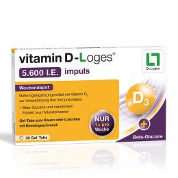 vitamin D-Loges® 5.600 I.E. impuls 30 St Kautabletten