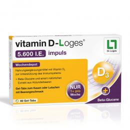 vitamin D-Loges® 5.600 I.E. impuls 60 St Kautabletten