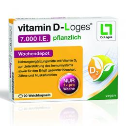 VITAMIN D-LOGES 7.000 I.E. pflanzlich Wochendepot 25,5 g