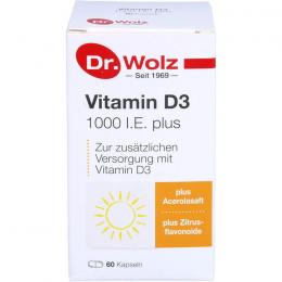 VITAMIN D3 1.000 I.E. plus Dr.Wolz Kapseln 60 St.