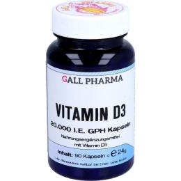 VITAMIN D3 20.000 I.E. GPH Kapseln 90 St. (24 g)