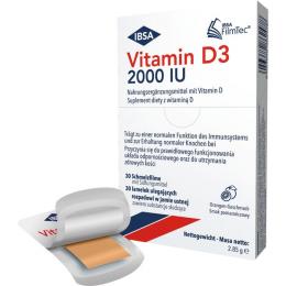 VITAMIN D3 2000 I.E. Schmelzfilm 30 St. (2,85 g)