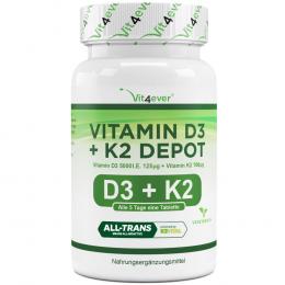 Vitamin D3 5.000 I.E. + Vitamin K2 200 mcg - 100 Tabletten