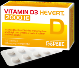 VITAMIN D3 HEVERT 2.000 I.E. Tabletten 14.4 g