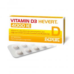 VITAMIN D3 HEVERT 4.000 I.E. Tabletten 30 St Tabletten