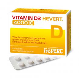 Ein aktuelles Angebot für VITAMIN D3 HEVERT 4.000 I.E. Tabletten 90 St Tabletten Vitaminpräparate - jetzt kaufen, Marke Hevert-Arzneimittel Gmbh & Co. Kg.