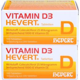 VITAMIN D3 HEVERT Tabletten 200 St.