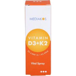 VITAMIN D3+K2 4000 I.E. 60 µg Mediakos Vital Spray 20 ml