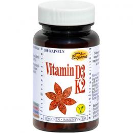 VITAMIN D3-K2 Kapseln 100 St.