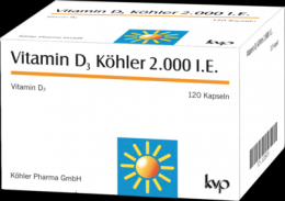 VITAMIN D3 KHLER 2.000 I.E. Kapseln 52,6 g