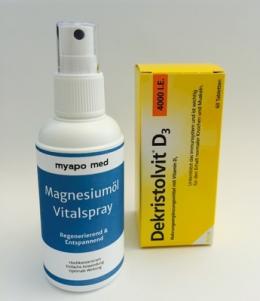 VITAMIN D3 SET HOCHDOSIERT MIT MAGNESIUMÖL SET St